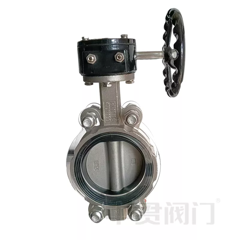 304 utawa katup kupu-kupu-kupu-kupu stainless steel kelas 316