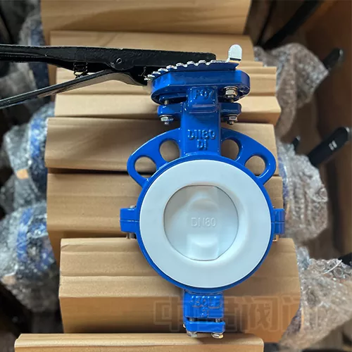 Pisah awak kanthi PTFE Lined kupu-kupu